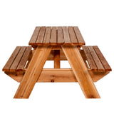 rectangular picnic table