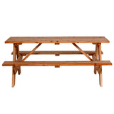 cedar wood picnic table