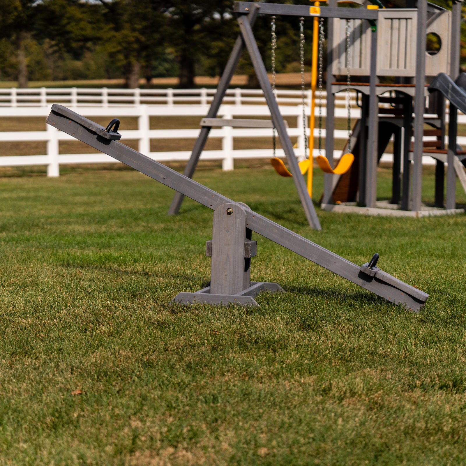 Enjoy Outdoor Play with Jack June Cedar Seesaw Woodplay