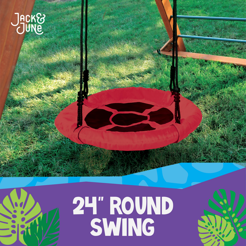 Red Round Swing