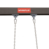 woodplay multi level playset adjustable swings