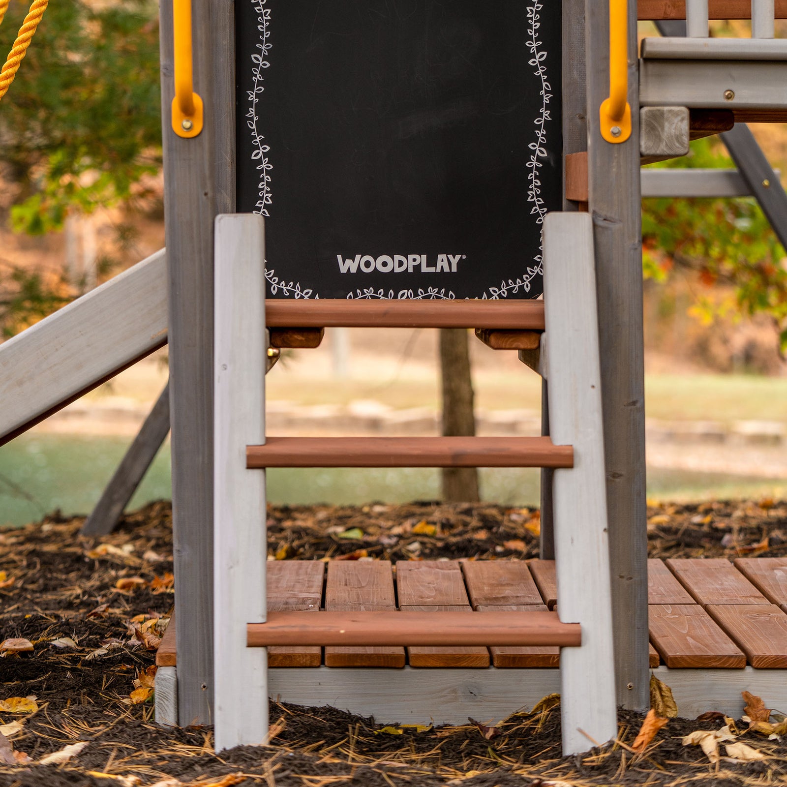 5' Multi-Level Playhouse Swingset | Woodplay