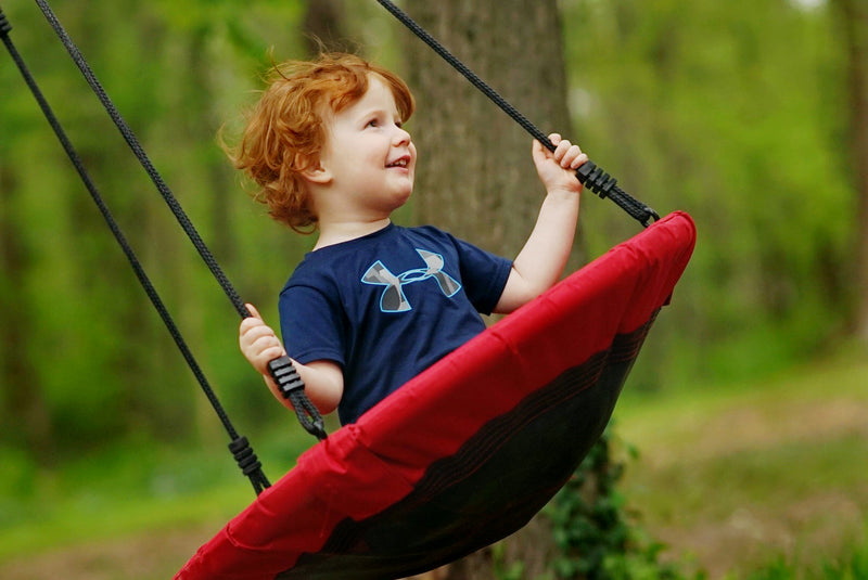Red Round Swing