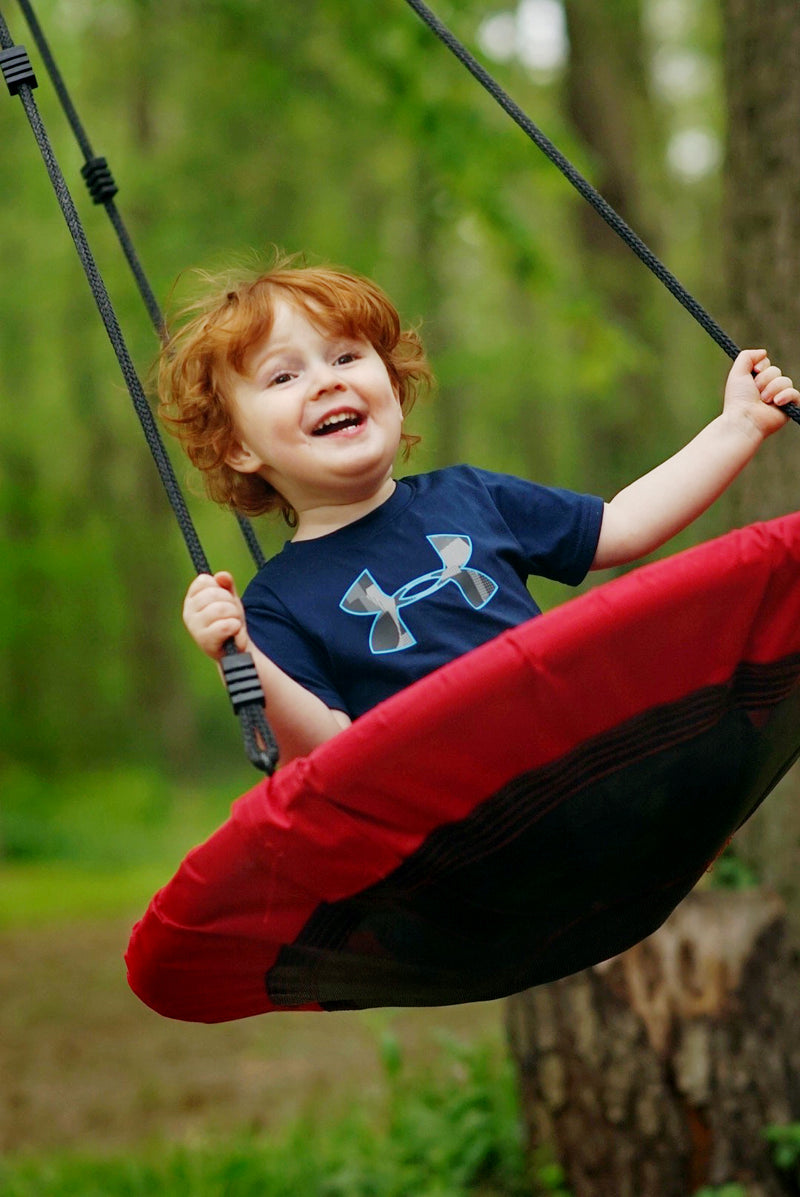 Red Round Swing