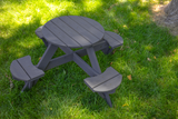 Kids Circular Cedar Picnic Table