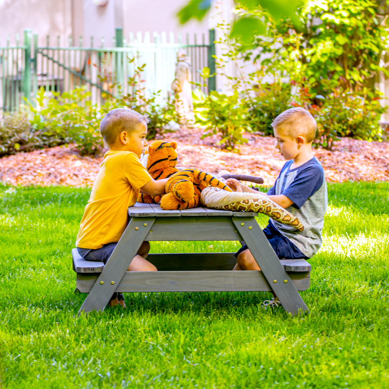 Kids Convertible Sand Box Picnic Table