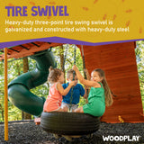 Three-Point Tire Swing Swivel
