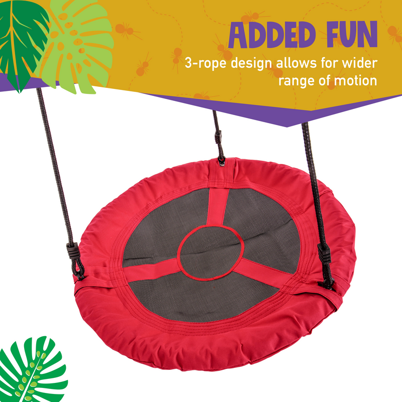 Red Round Swing