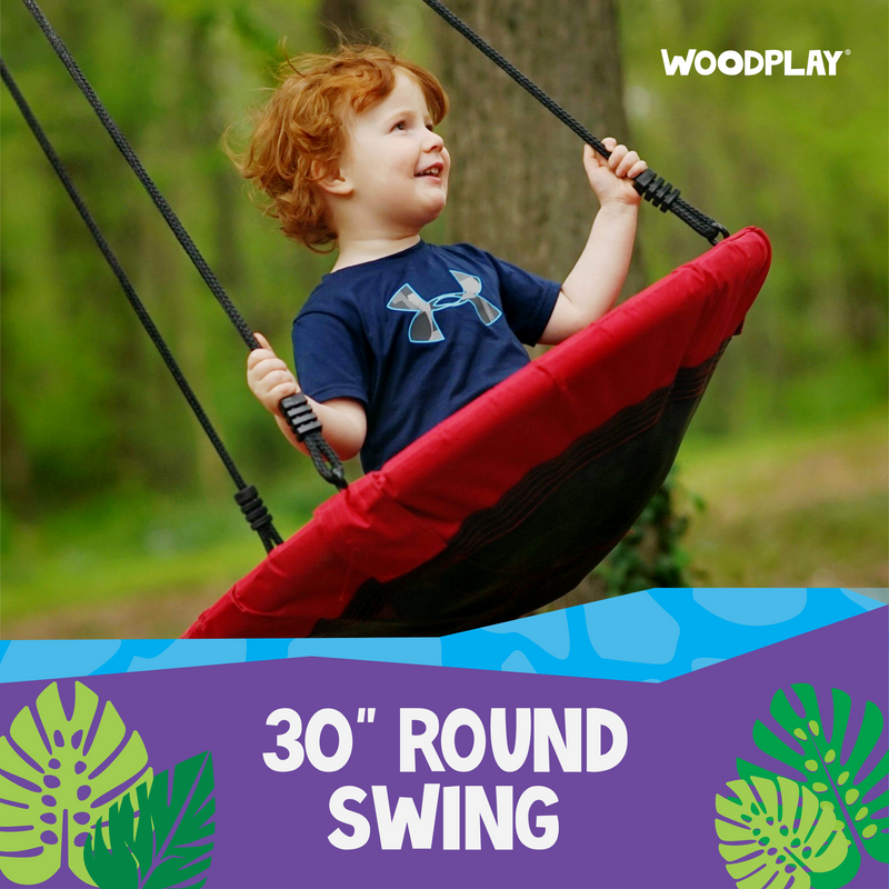 Red Round Swing