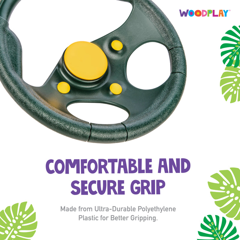 Comfortable and secure grip of racing wheel. Made from ultra durable polyethylene plastic for better gripping.