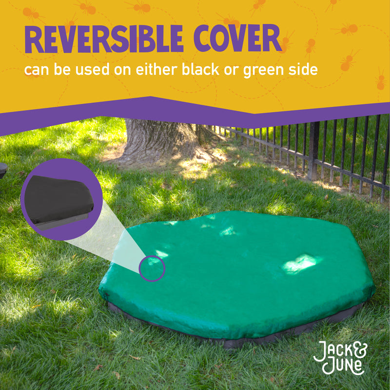 reversible cover can be used on either black or green side