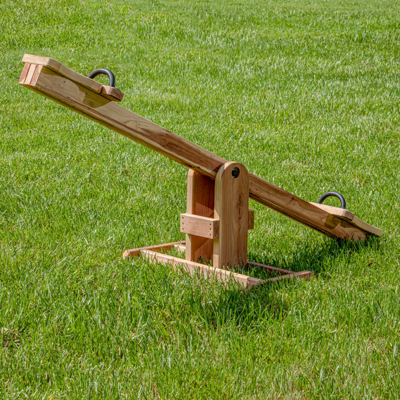 redwood seesaw teeter totter from Jack and June 