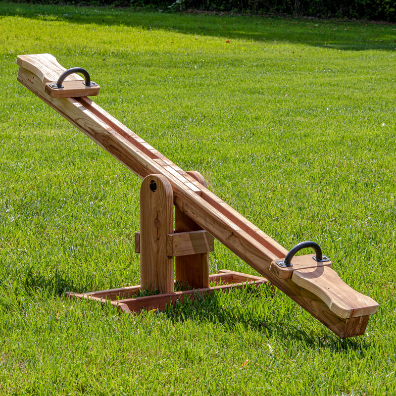 redwood seesaw toy teeter totter for kids 