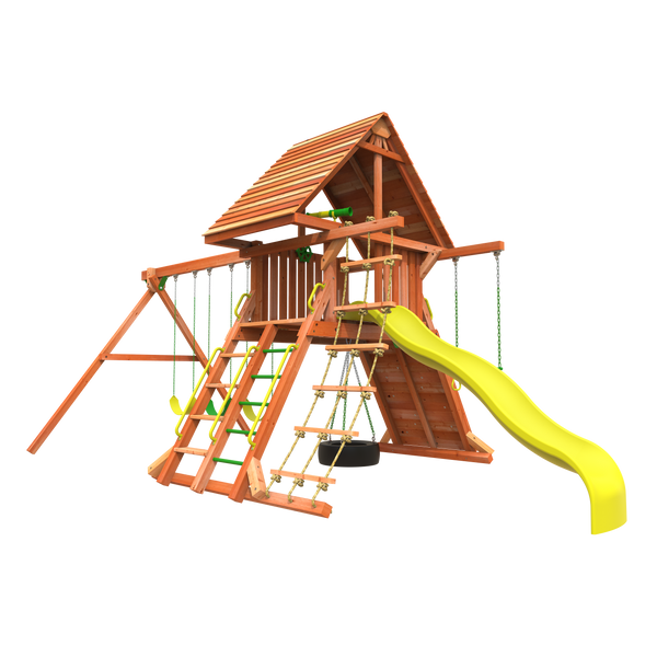 Lion's Den B Wooden Swing set | Best Swing Set | Woodplay