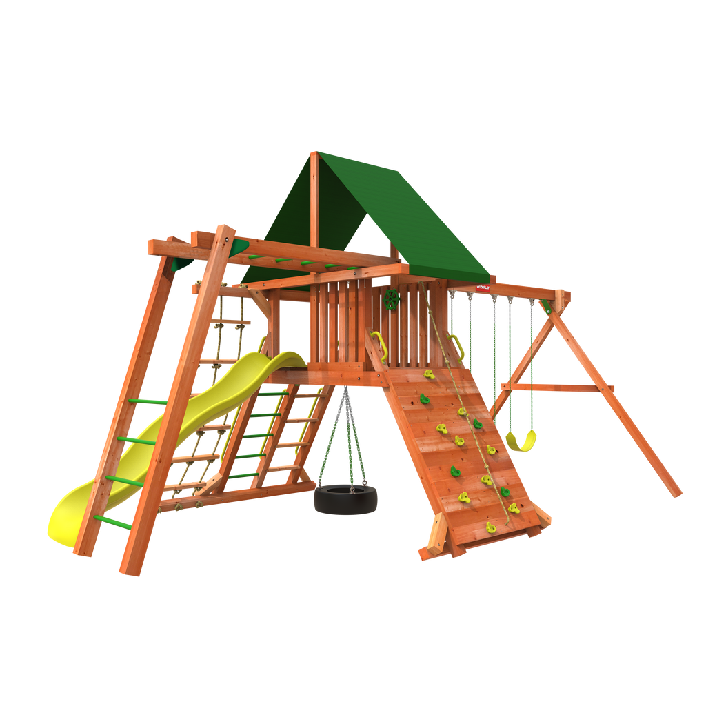 Wooden swing sets on sale sales