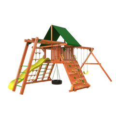 Woodplay Lion's Den C playset - swing sets for sale - outside playsets - outdoor play set