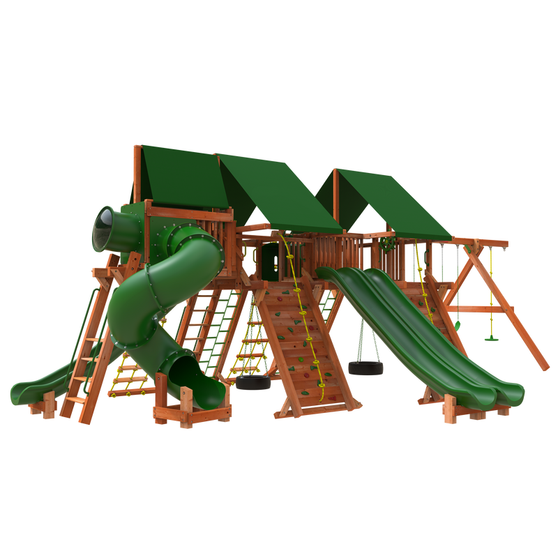 Megaset 3 Backyard Playset Woodplay