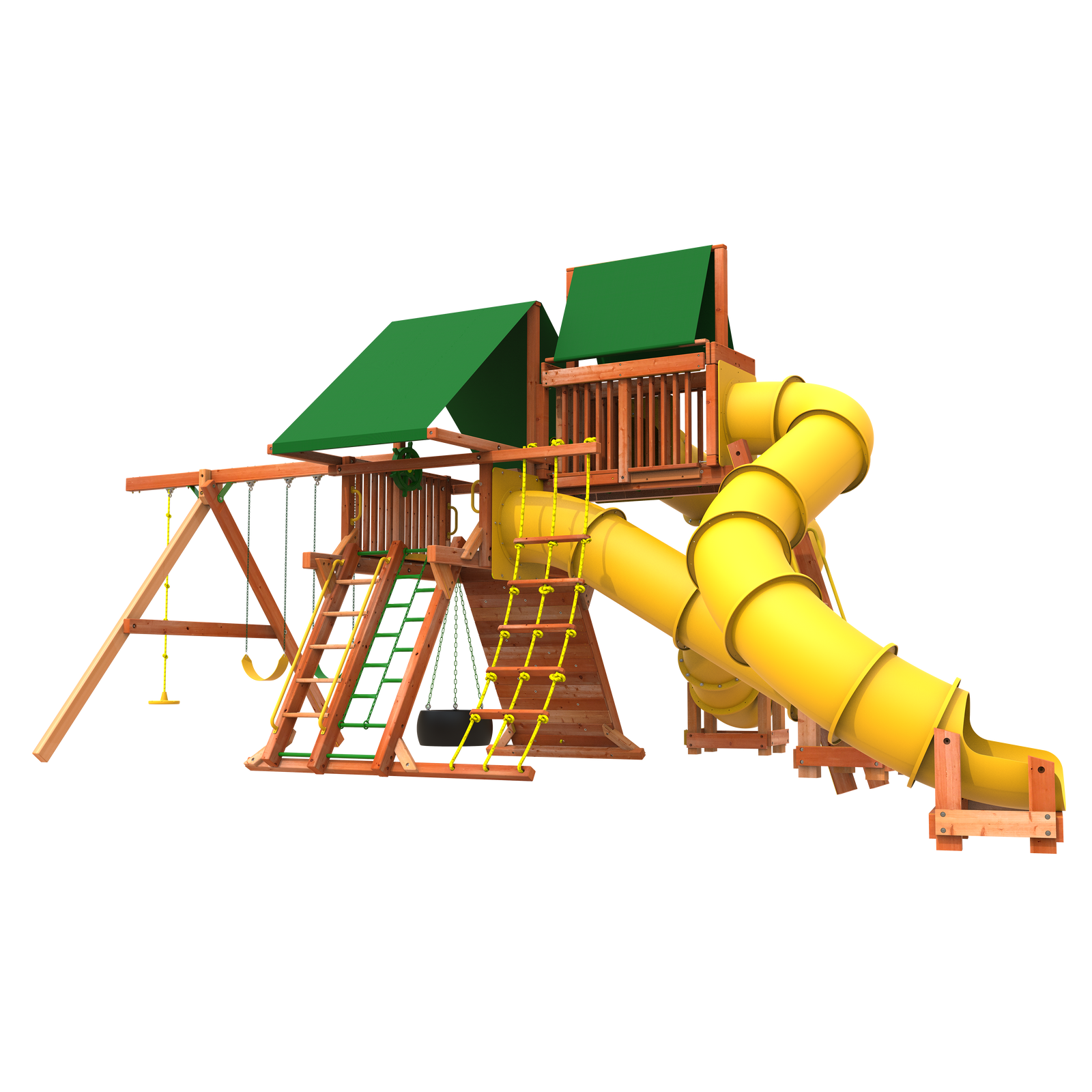 Megaset 2 Wooden Swing Set | Woodplay