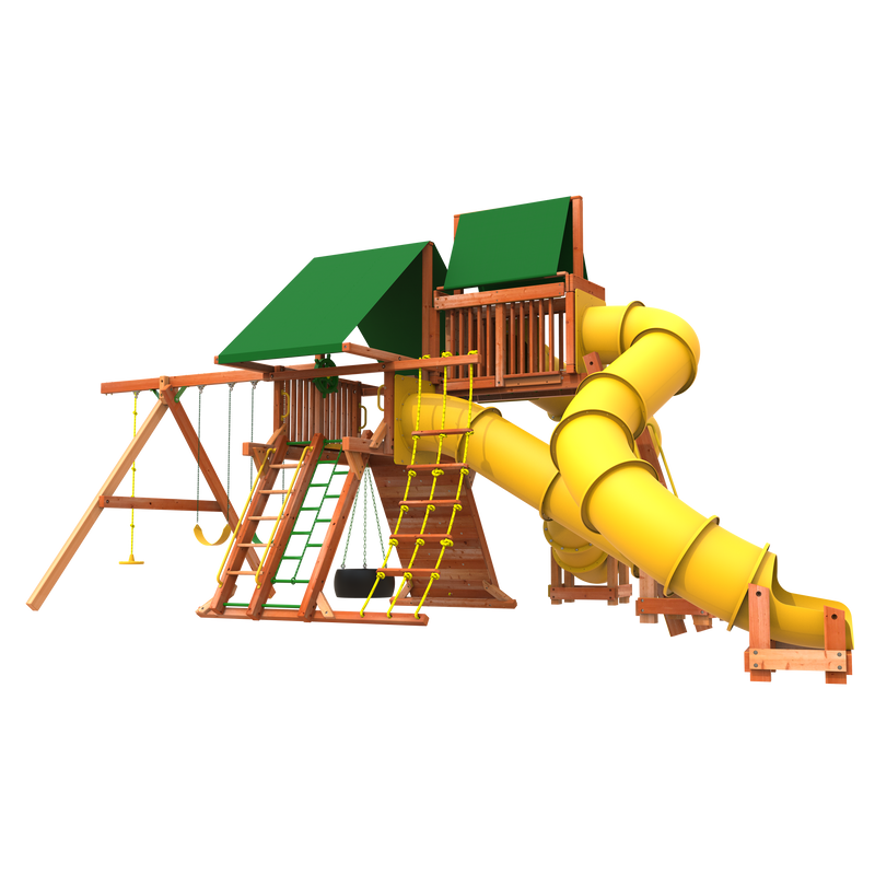 Megaset Wooden Swing Set Woodplay - Main Image