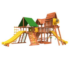 Woodplay playset megaset 4 outdoor playhouse for all ages