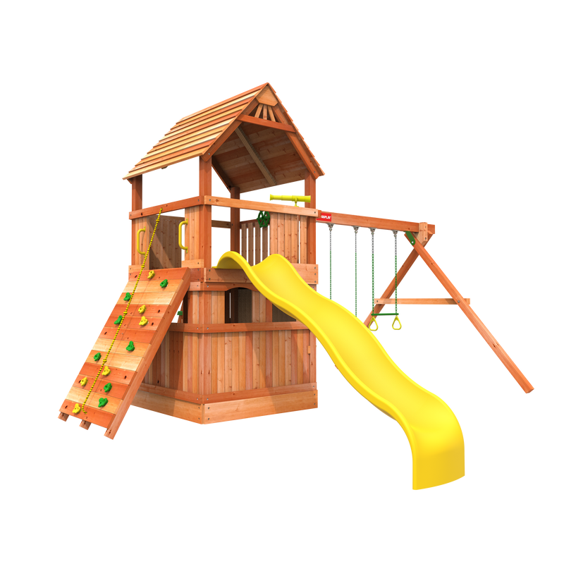 Monkey Tower D Swing Set Woodplay
