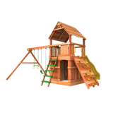 outdoor wooden playset from woodplay monkey tower d