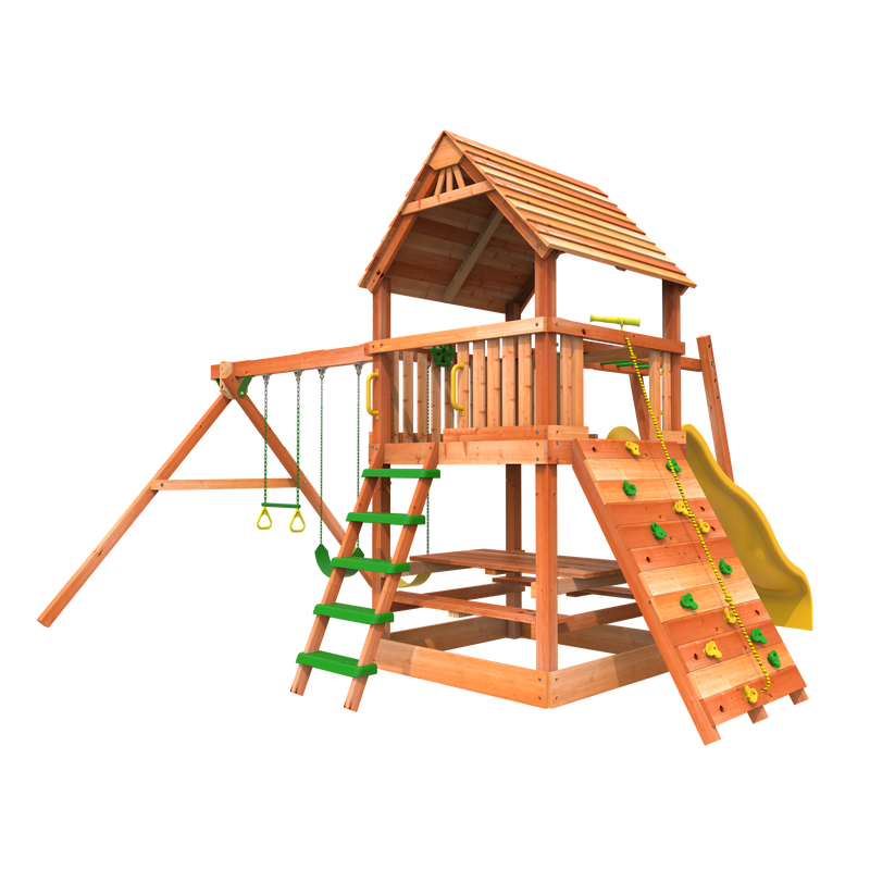 Monkey Tower G Wooden Swingset Woodplay