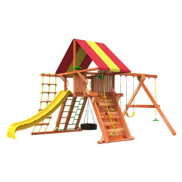 Outback Combo 2 Playset 6' Woodplay Playground swing sets for sale 