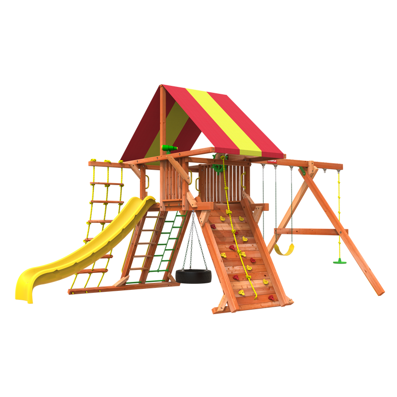 Wooden swing sets for sale deals near me