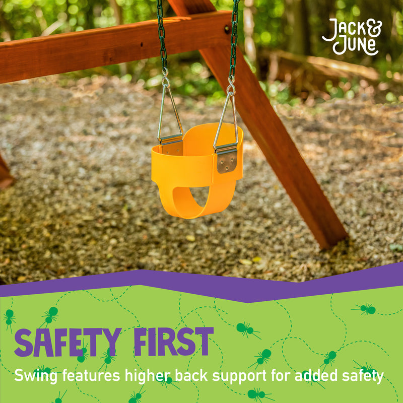 jack and june safety first toddler bucket swing jack and june brand 