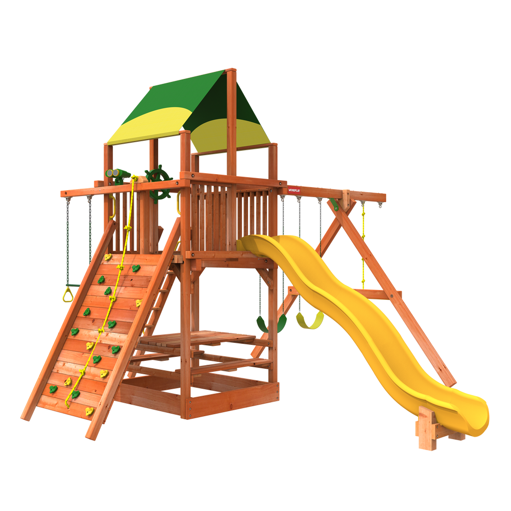 6 Playhouse Combo 2 Wood Playsets Woodplay