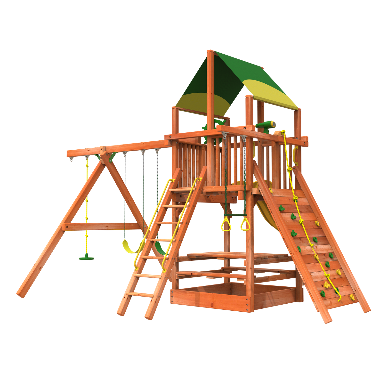 6' Playhouse Combo 2 | Wood Playsets | Woodplay