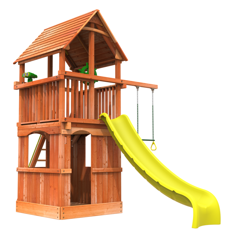 Wendy house top climbing frame