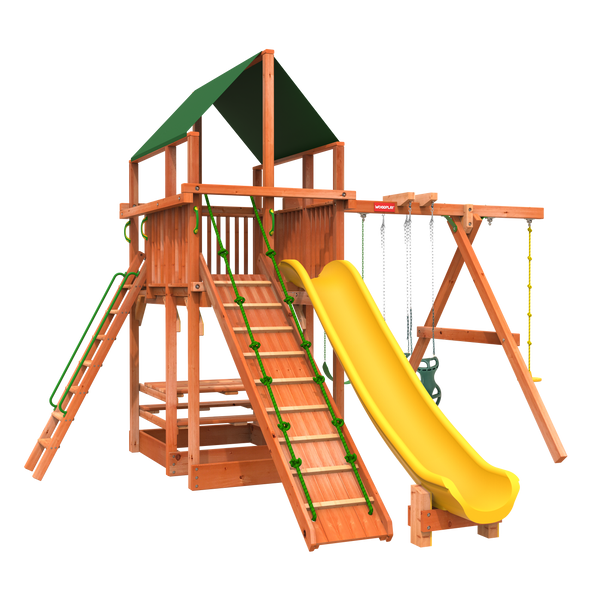6' Playhouse XL Combo for sale from Woodplay outdoor playhouse