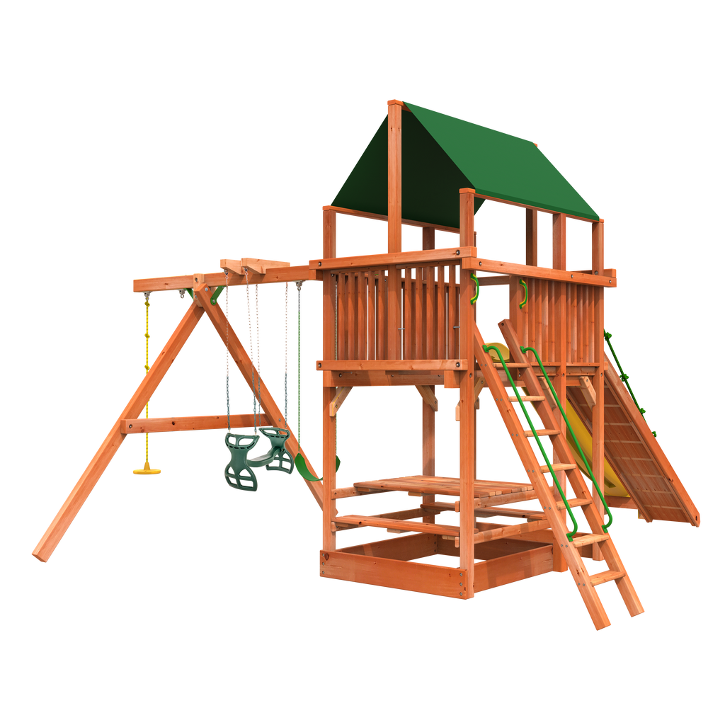 Backyard discovery monticello cedar swing set sales