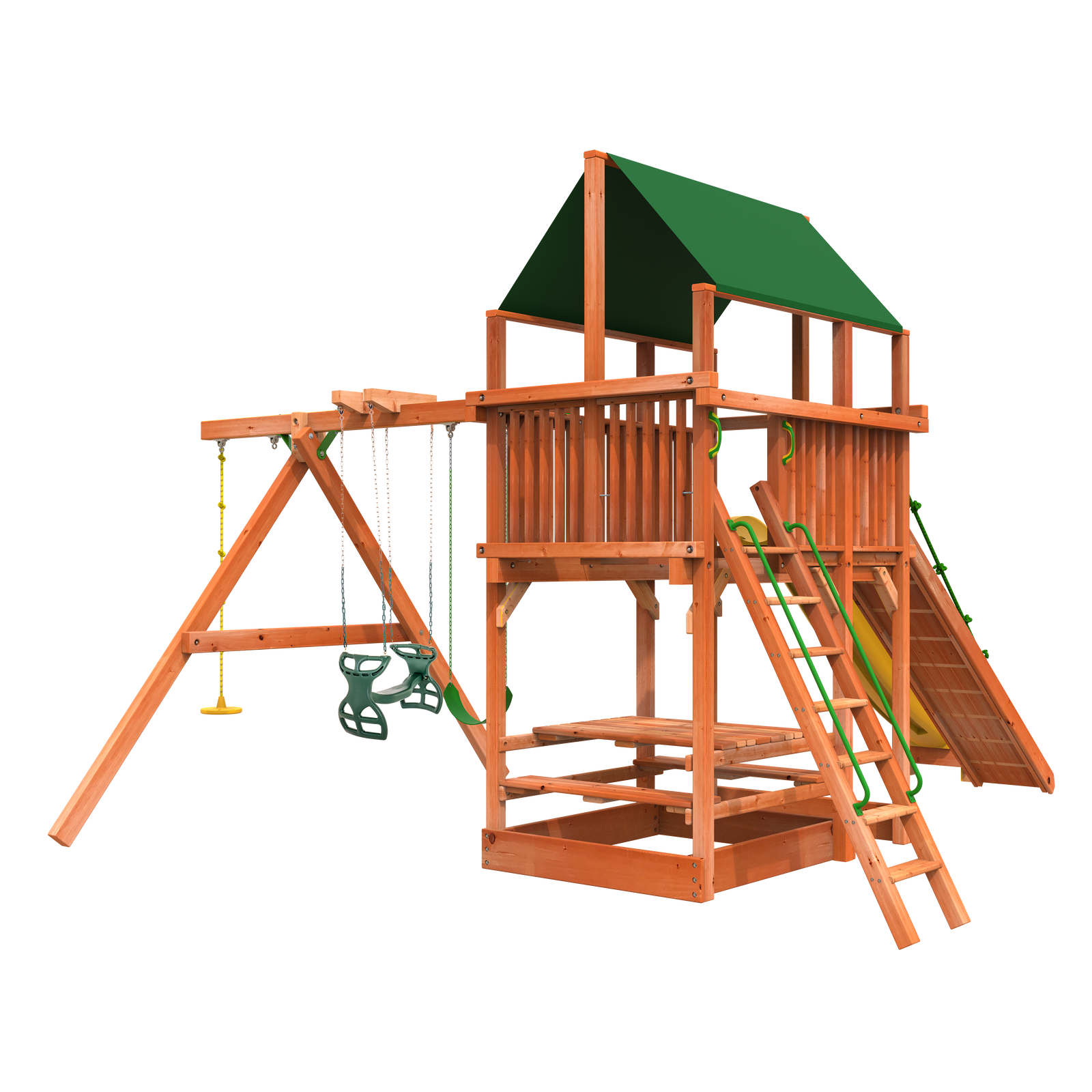 6' Playhouse XL Combo 2 | Outdoor Childrens Playhouse | Woodplay