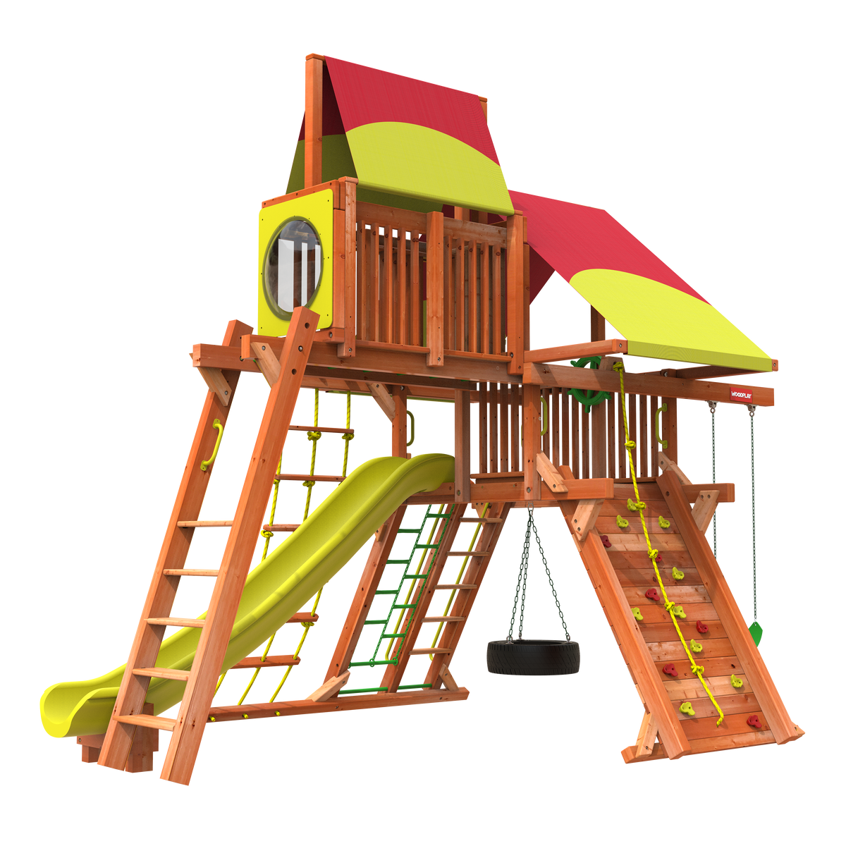 Spacesavers Swing Sets and Playsets Woodplay