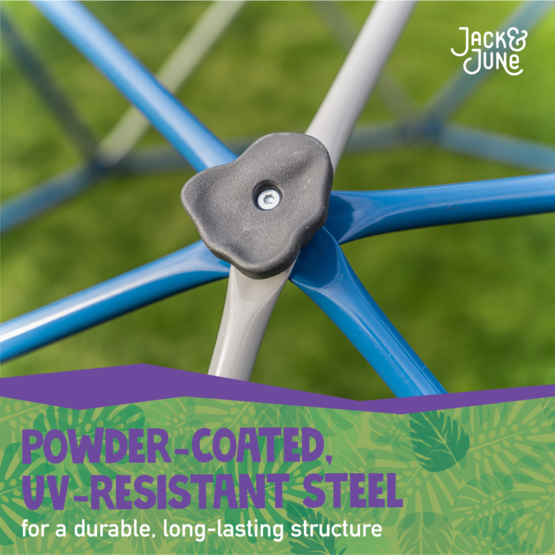 Jack and June Jungle Gym - Backyard Climbing Structure - Powder-Coated, UV-Resistant Steel for a durable, long-lasting structure