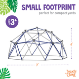Jack and June Jungle Gym - Backyard Climbing Structure - Small Footprint perfect for compact backyards - ages 3 and up