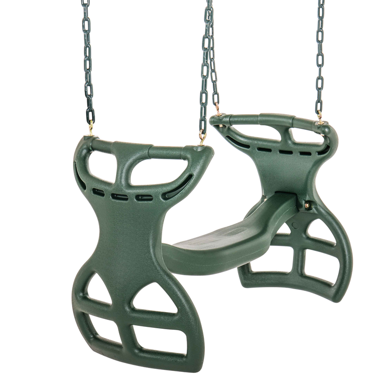 Woodplay Two Seater Glider Swing - Green_1